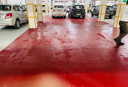 Multi Level Car Parking Interior